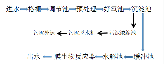 工废水处理工艺流程（二）